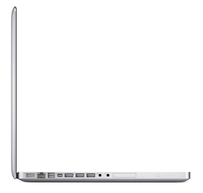 ExpressCard/34スロットが装備されているのは、MacBook Pro 17インチだけになりました（クリックで拡大）