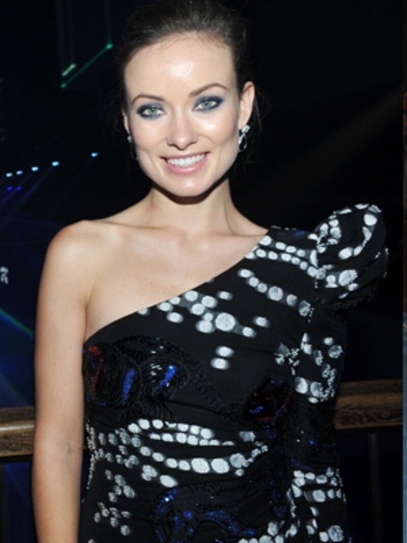 お肌がつやつやですね～！オリヴィア・ワイルド