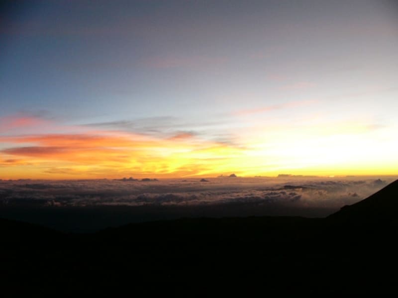 マウナケアのサンセット