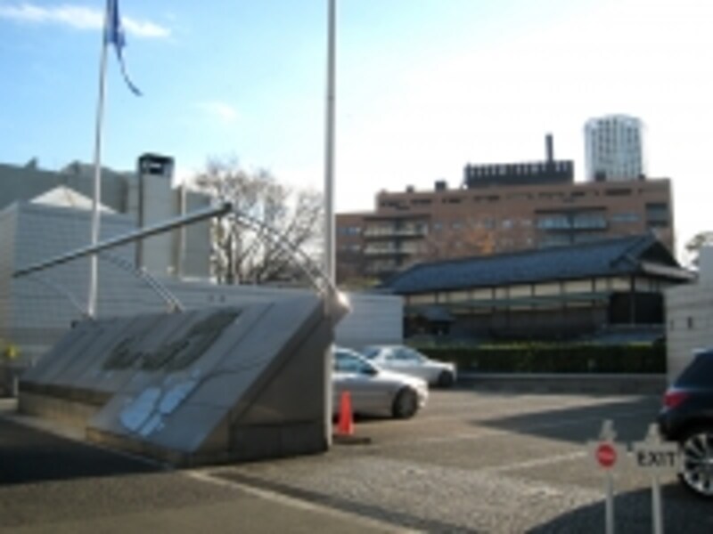 ヒルサイドテラスから望む旧朝倉邸