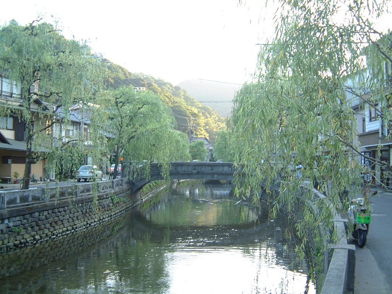 城崎温泉の温泉街(2)