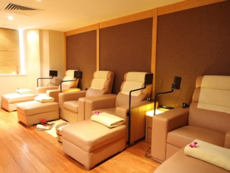 フットマッサージ専用ルーム。