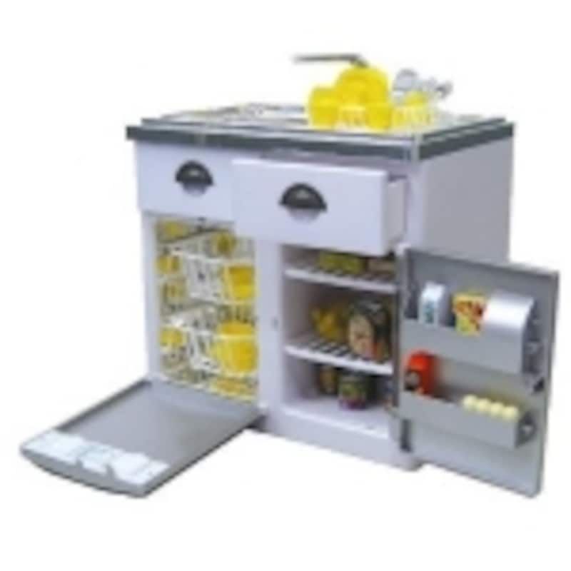 冷蔵庫の中の食材も英国バージョンでオシャレ！