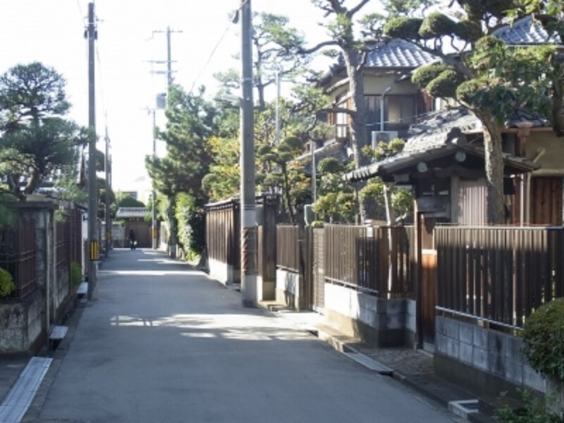 室町住宅地、池田市