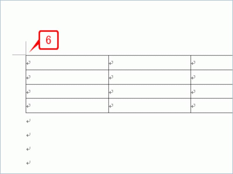 表の左右ともに余白への飛び出しがなくなりました