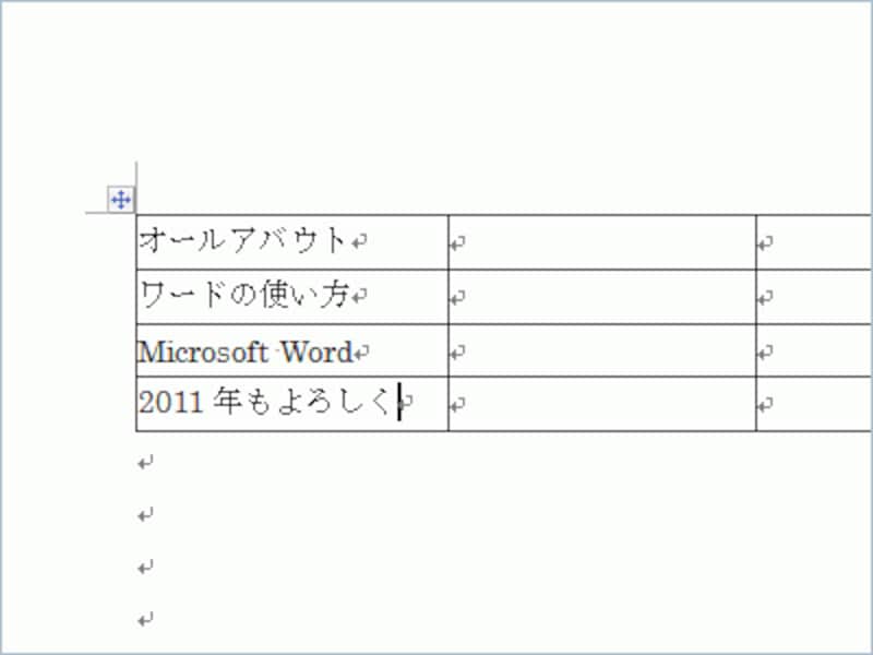 余白を「0」にすると文字と線が接近します