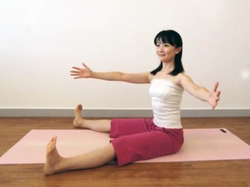 腹筋ダイエットピラティス1