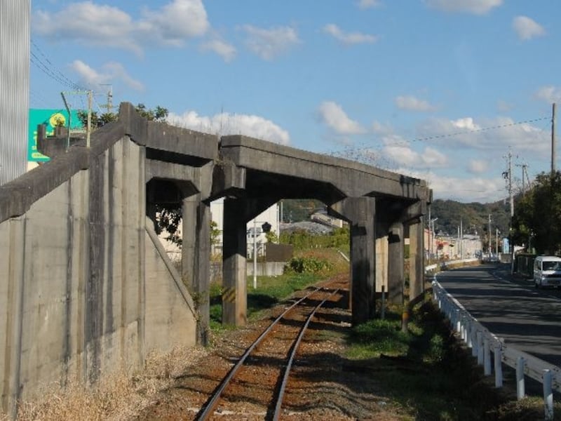 奥山線の遺構