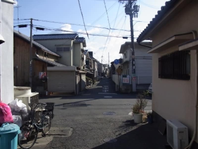 岸和田街並、港側