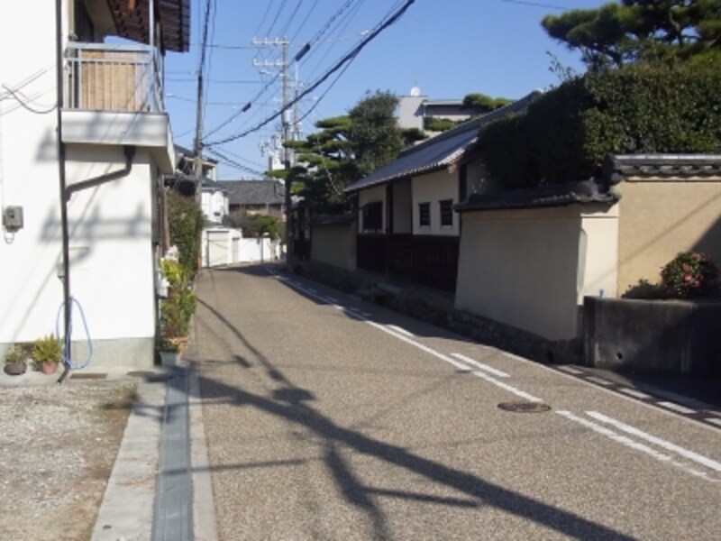 歴史的街並、岸和田、武家屋敷