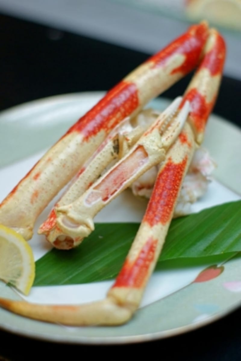 高足カニのボイル