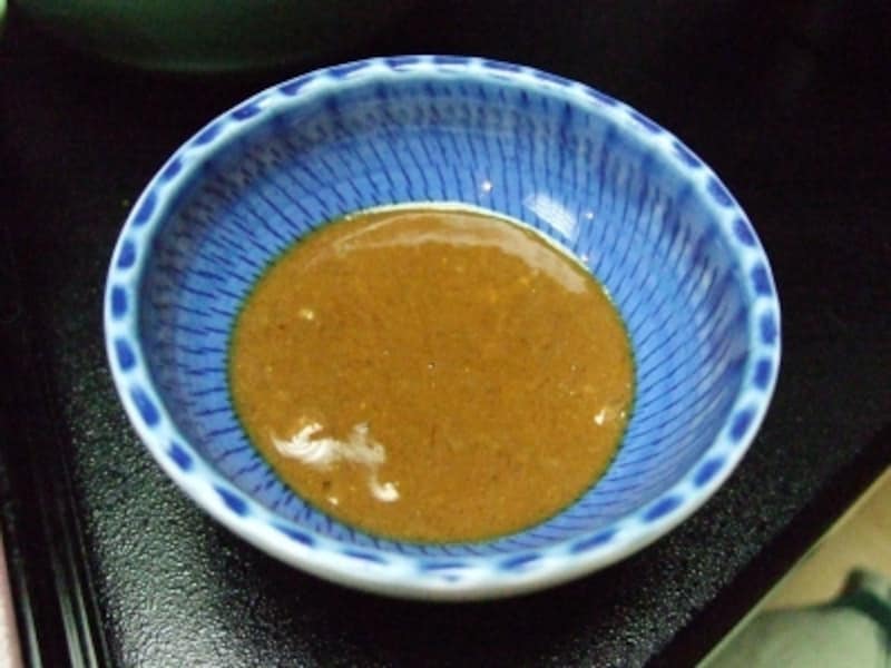 高足カニのカニミソ