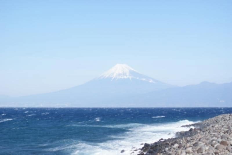 戸田から眺める富士山