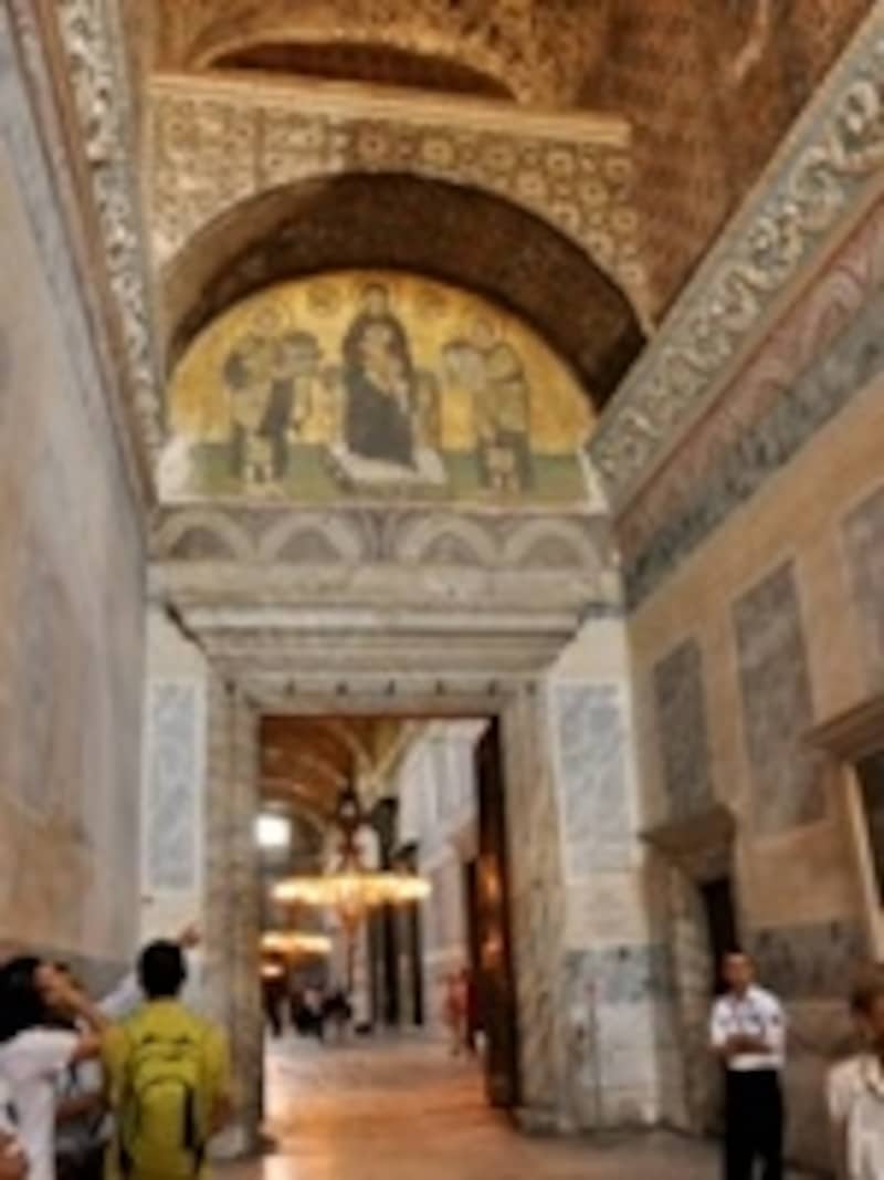 聖母子とユスティニアヌス1世、コンスタンティヌス1世