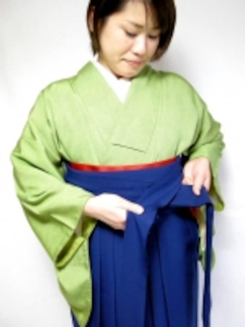 女袴の着付け方 知っていると便利なセルフ着付け 着物 着付け All About