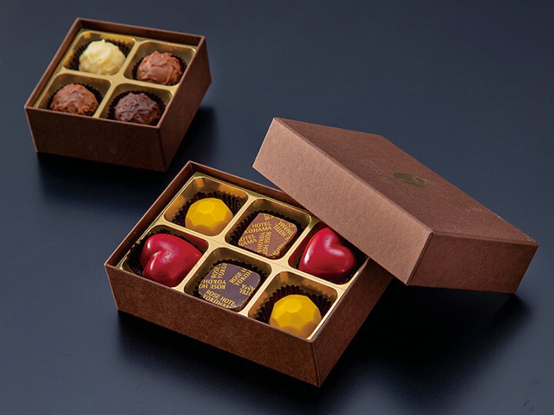 ボンボンショコラ(4個入1410円、6個入1840円 ※すべて税込)(画像提供:ローズホテル横浜)