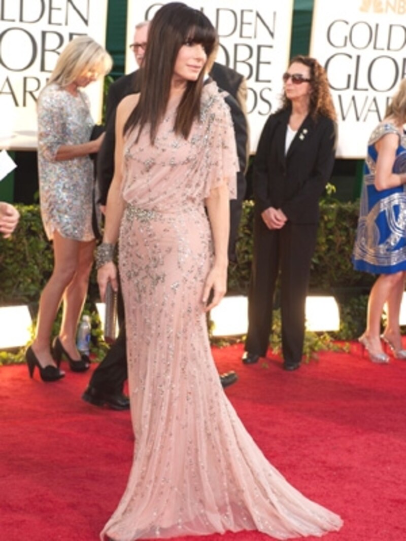 昨年のゴールデン・グローブ＆アカデミー賞受賞者、サンドラ・ブロック。彼女も去年は離婚騒動で大変でした。（C)HFPA