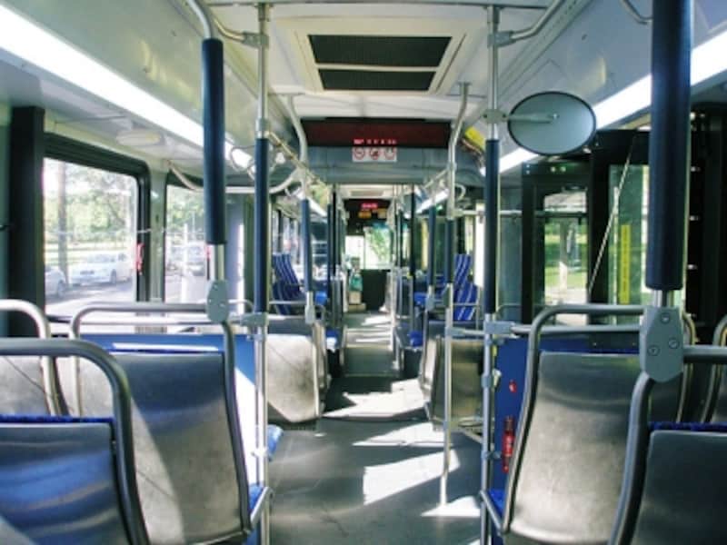 全ルート1日乗り放題の「ワンデーパス」（5.50ドル）でのんびりバスの旅を