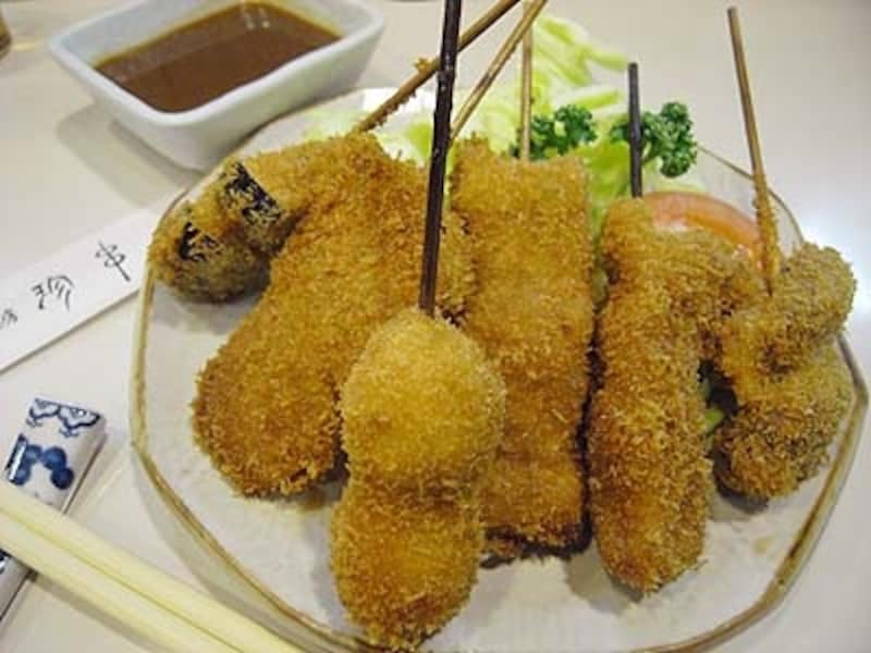 珍串undefined串かつ盛り合わせ