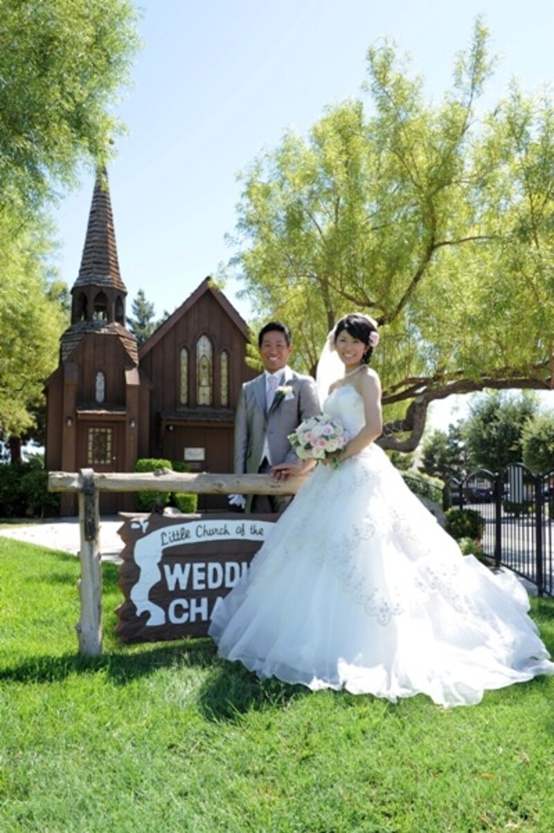 もちろんチャーチで結婚式もできます！　(C）ワタベウェディング