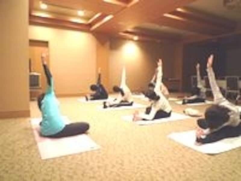 朝ヨガで清々しい1日がスタート！