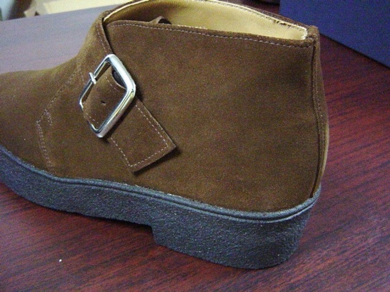 スエードチャッカ・かかと