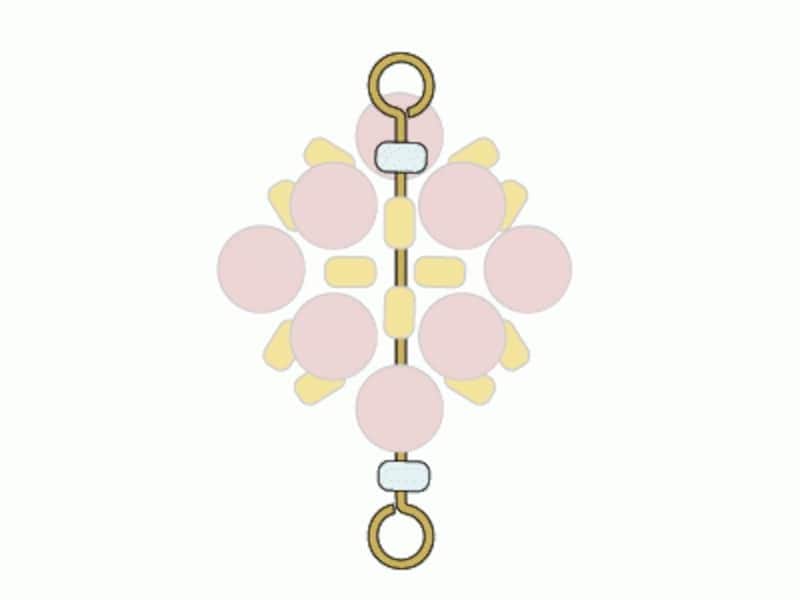 ピンを通す位置に注意！