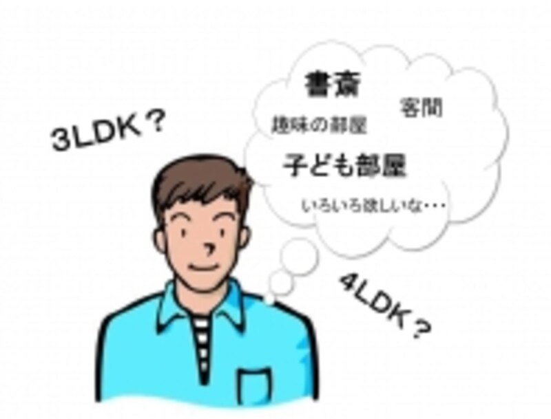 3LDK,4人家族でも住まい方のくふうで夢をかなえることはできる