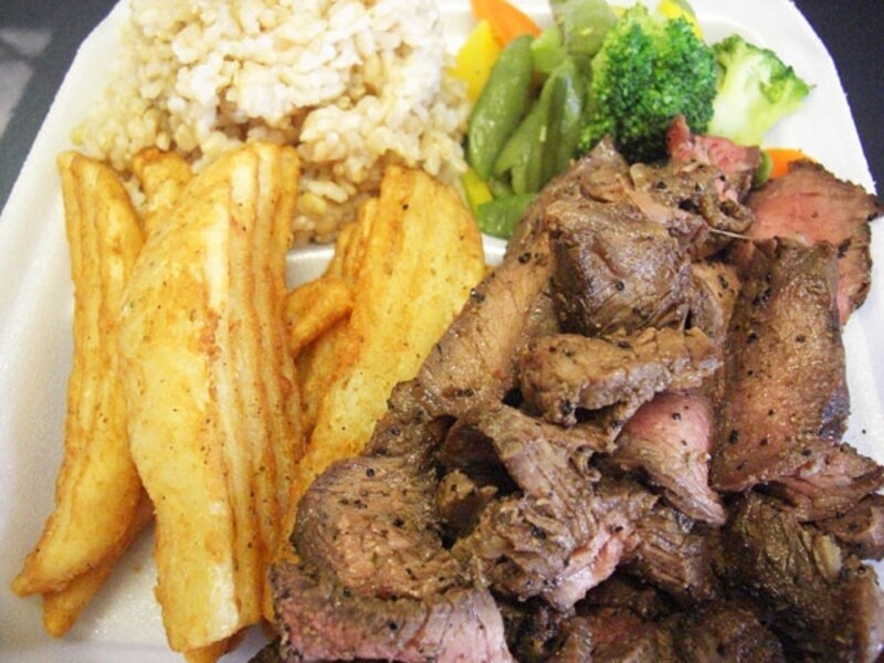 安くて激ウマ！ タイムスの豪華ステーキプレートランチ