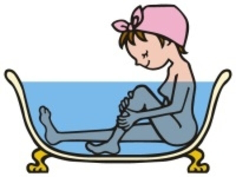 バスタイムもしっかり腰をケアしましょう