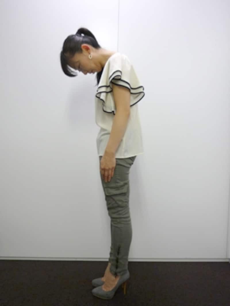 横隔膜を背骨に近づける