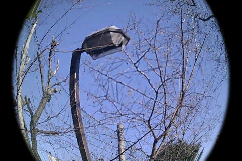 魚眼効果で撮影してみる