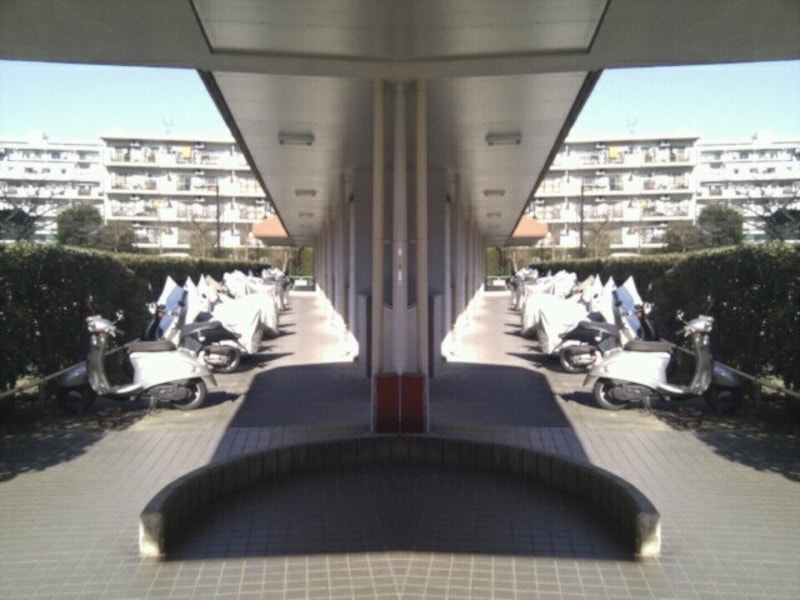 左右対称モードで撮影してみる