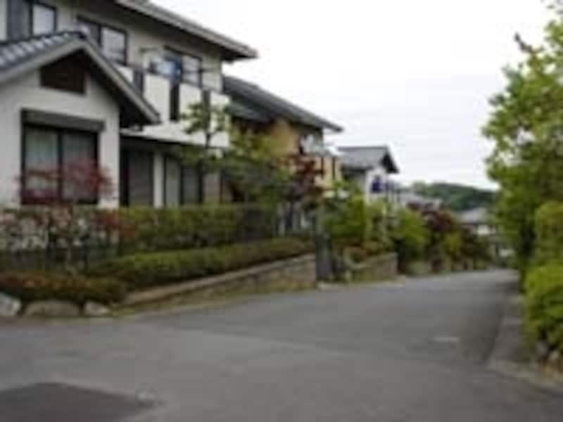 郊外の住宅