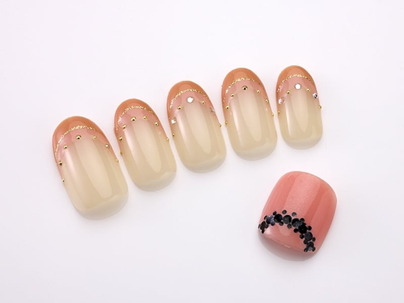 淡いトーンで優しげに