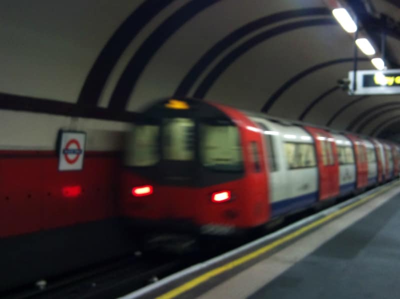 ロンドンの地下鉄