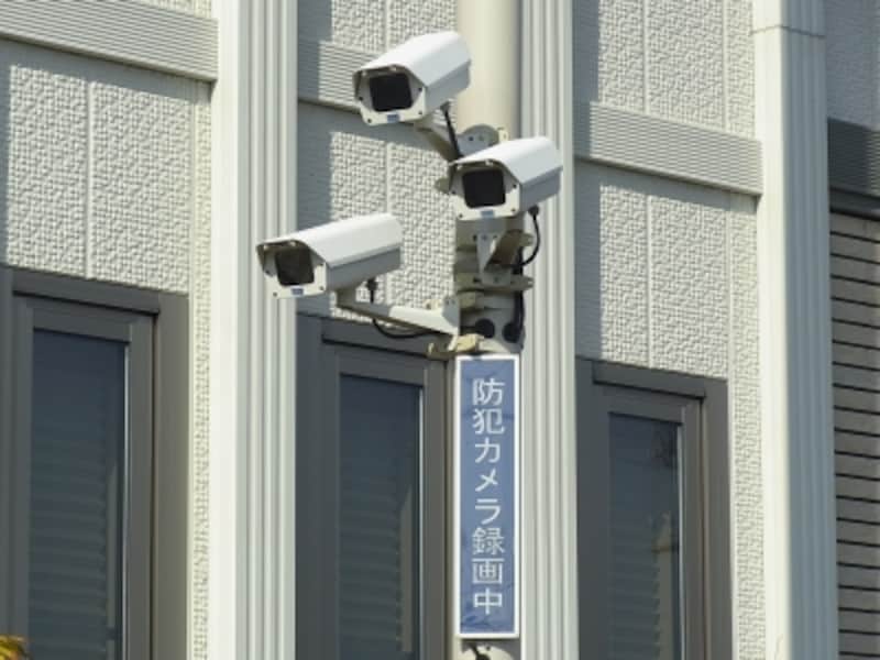 防犯カメラ、井吹台北町
