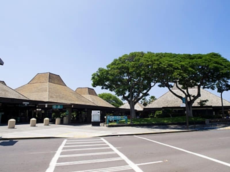 ホノルルから1日20便以上が乗り入れる、ハワイ島コナ国際空港