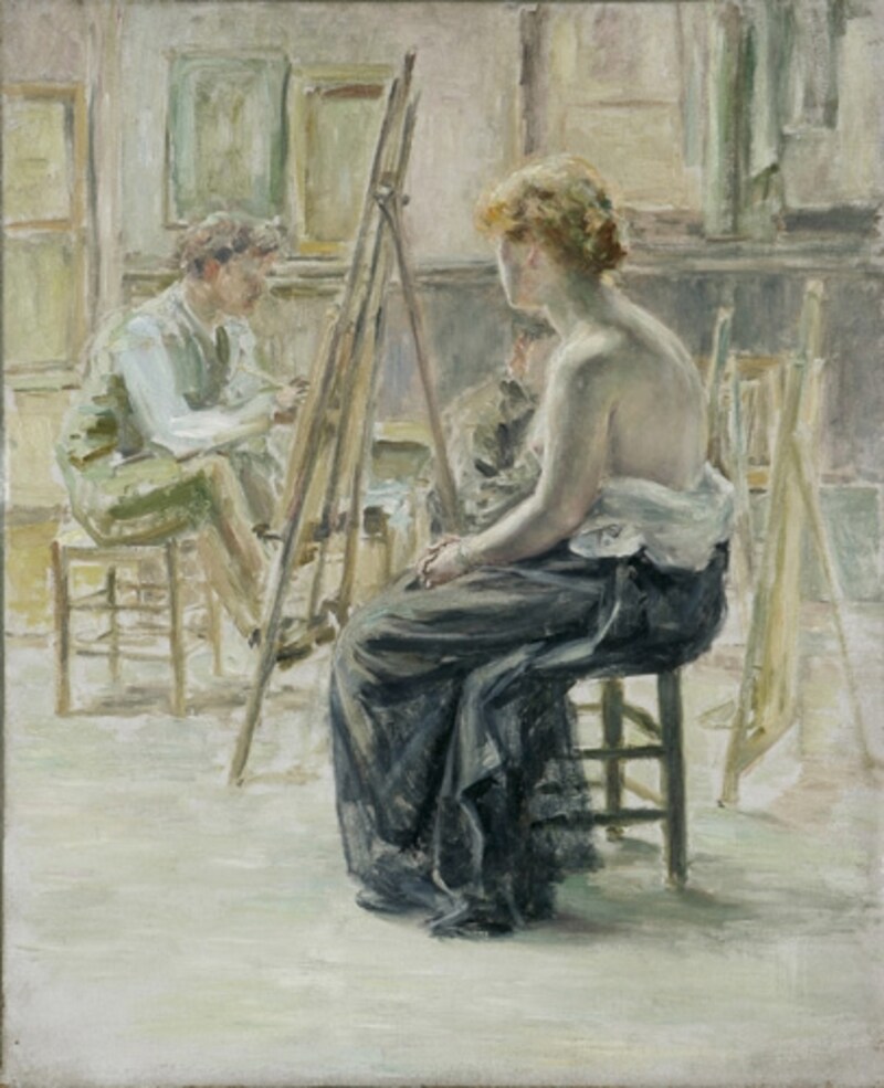 黒田清輝《アトリエ》