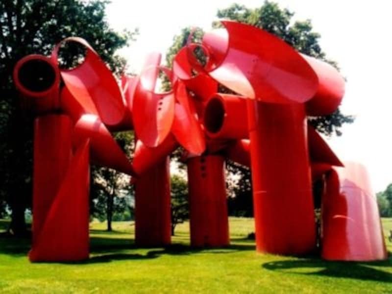 近くで見たり、遠くから眺めたり