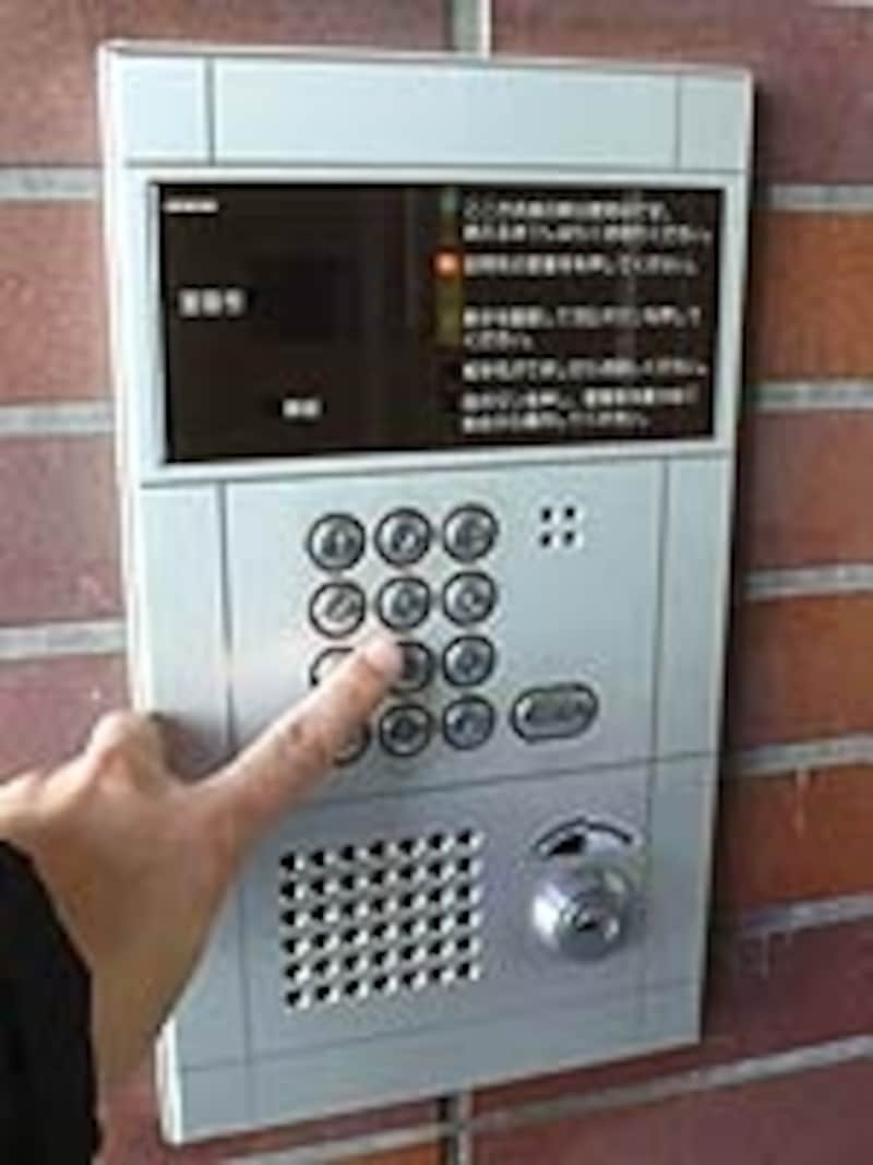 オートロックの写真