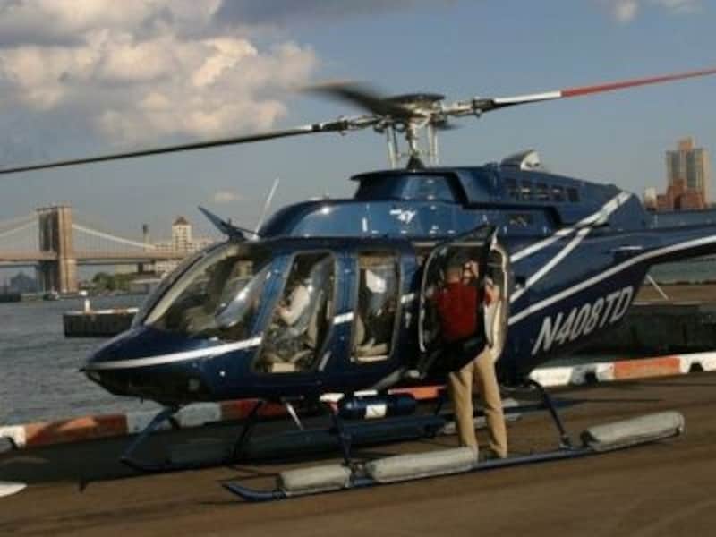 ヘリポートから出発！