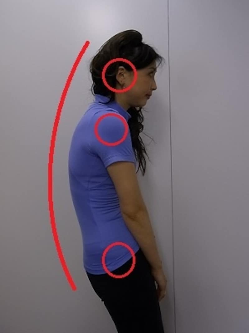 猫背は見た目もNG