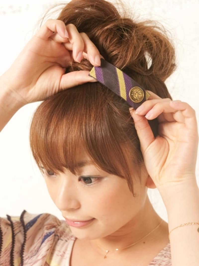 ななめにつけても可愛い