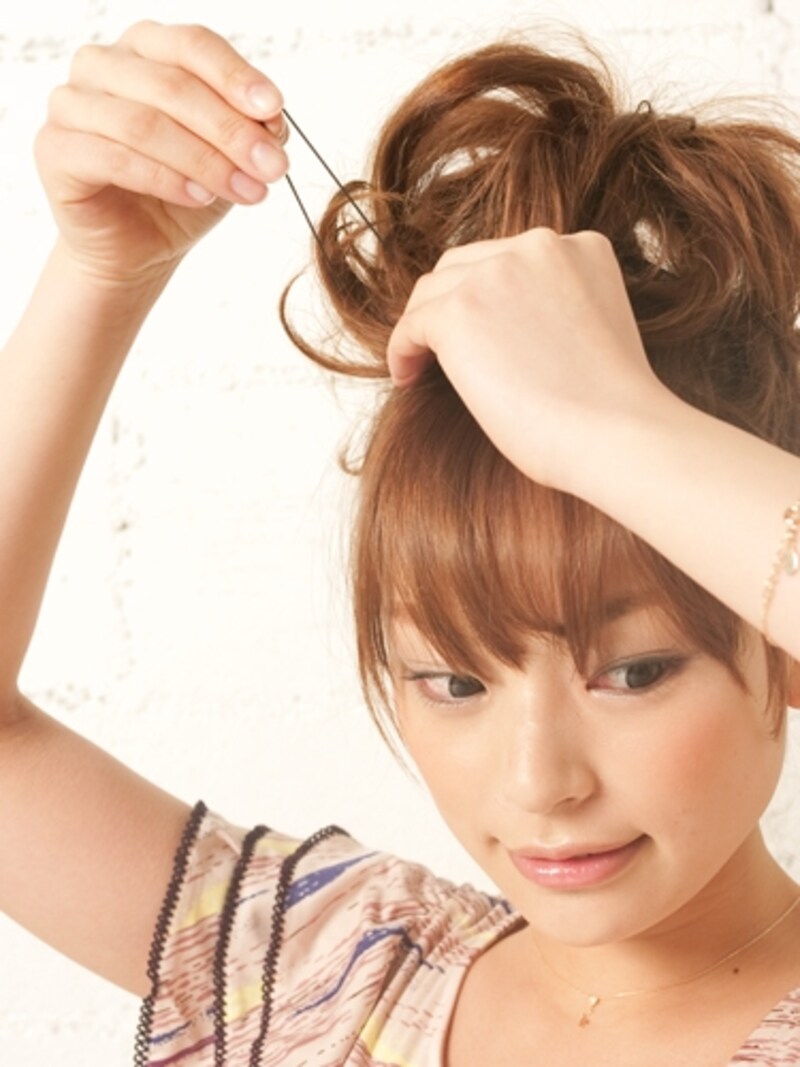 トップからつくるとバランスがとりやすい