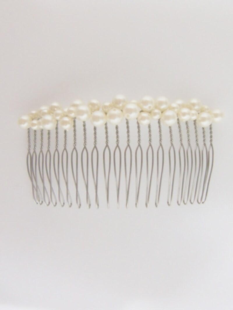 コーム型パールアクセサリー