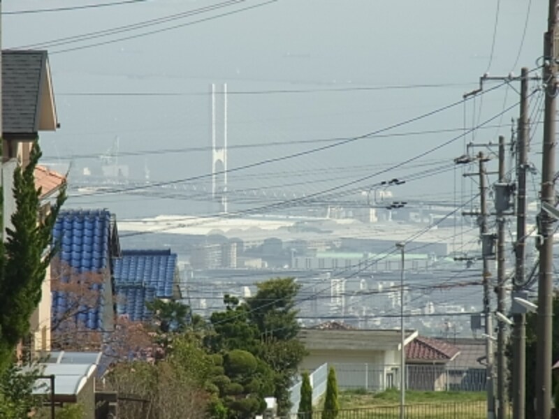 海が見える渦森台