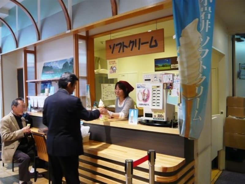 ソフトクリームコーナー
