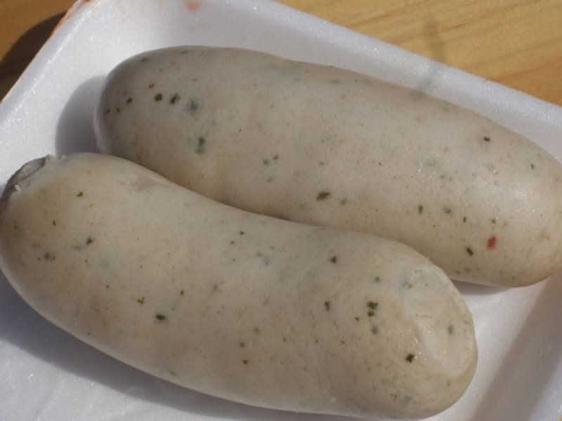 ミュンヘンの白ソーセージ「ヴァイスヴルスト」