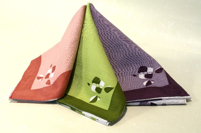 紫陽花モチーフのオリジナル小風呂敷